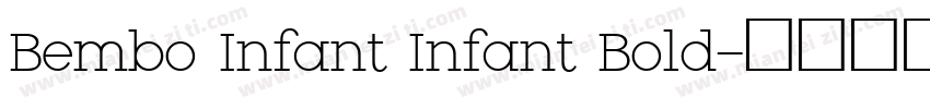 Bembo Infant Infant Bold字体转换